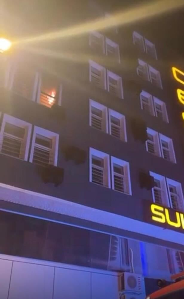 Bursa'da Otel Odasındaki Yangın! (1)
