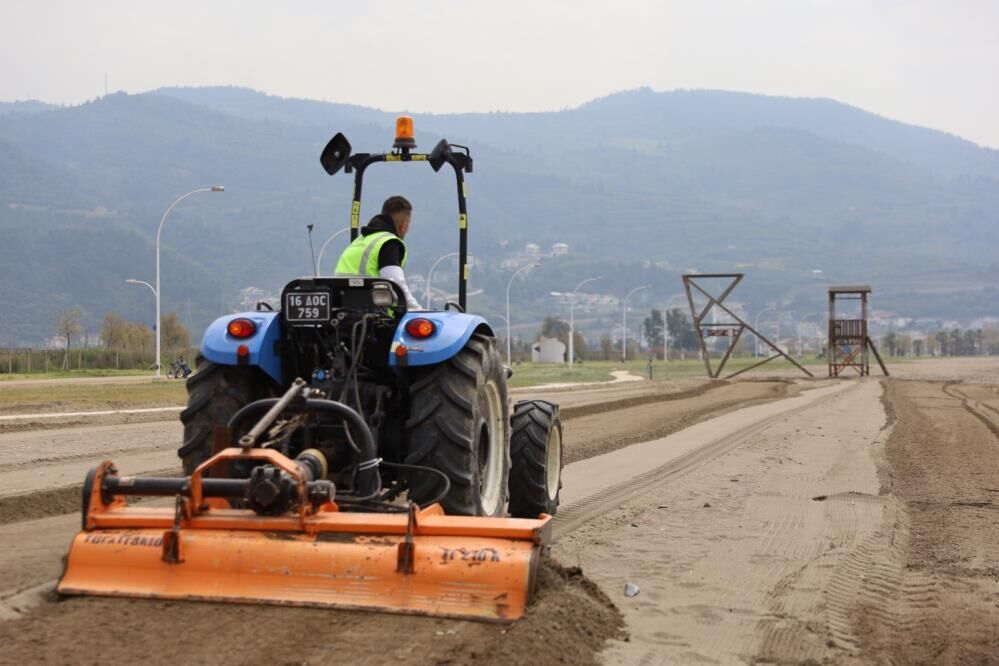 Bursa'da Plajlar Yaza Hazır Hale Getiriliyor! (4)