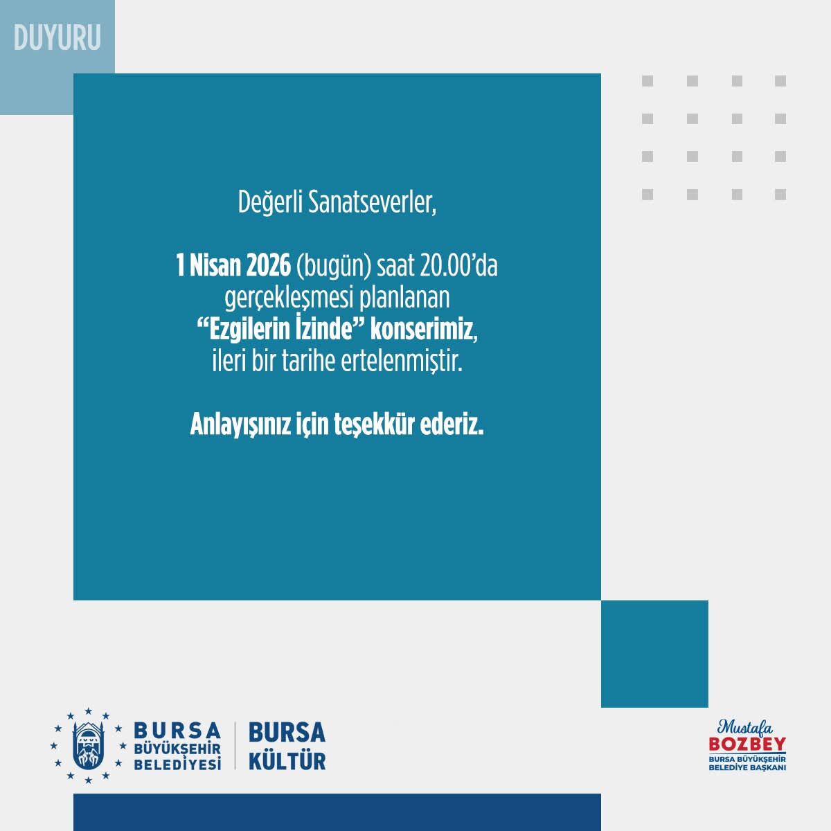 Büyükşehir 'In Tadı Yok. Programı Iptal Ettiler (2)