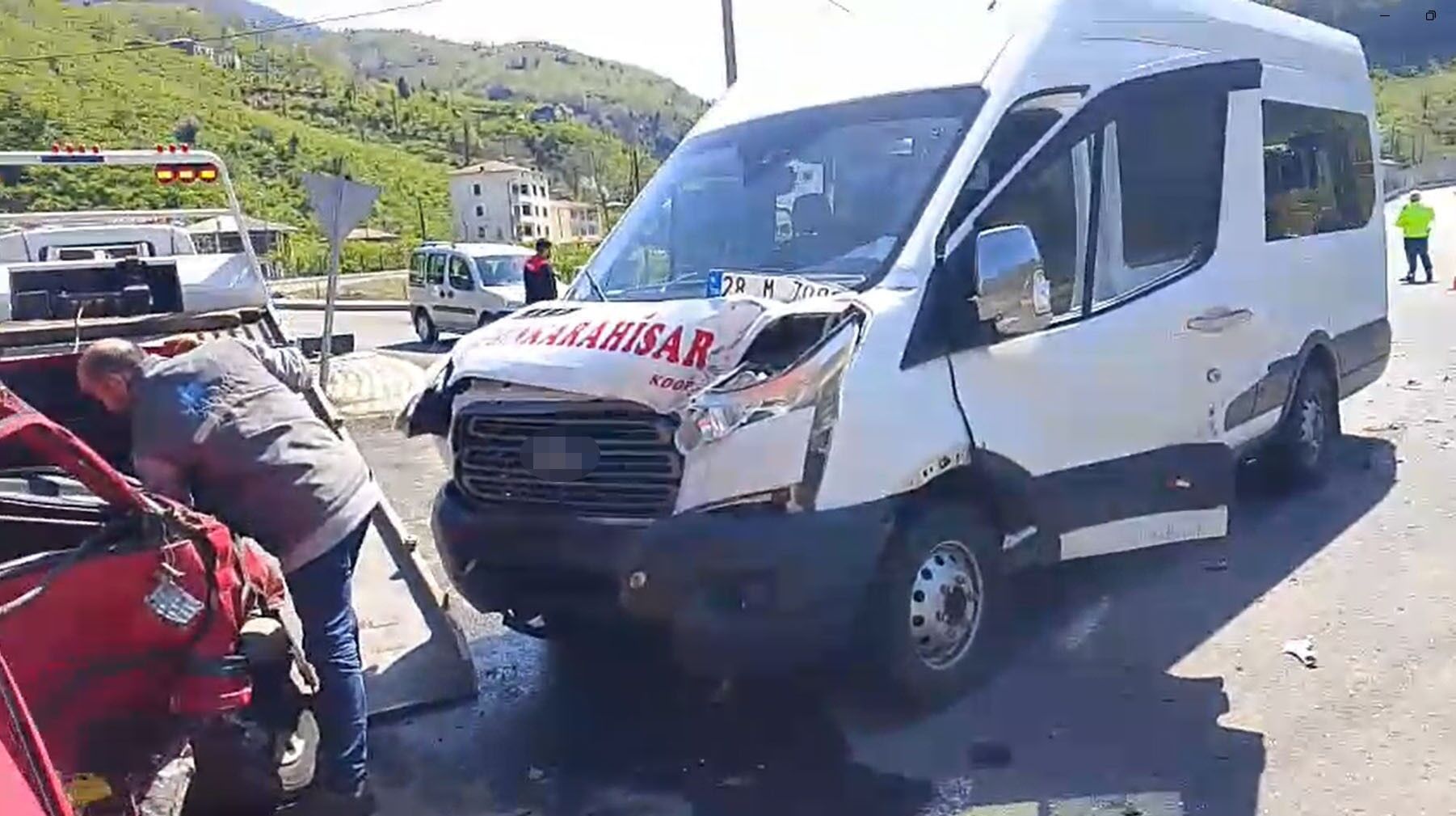 Giresun’da Trafik Kazaları! 1 Ölü, 6 Yaralı (1)