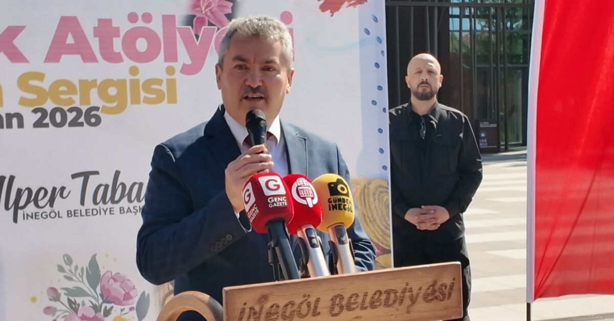 İnegöl’de Minik Ressamlardan 23 Nisan Sergisi Yürekleri Küçük Eserleri Büyük (2)