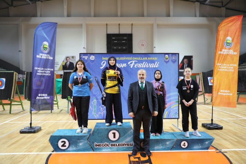 İnegöl'de Spor Festivalinde Okçular Yarıştı! (4)