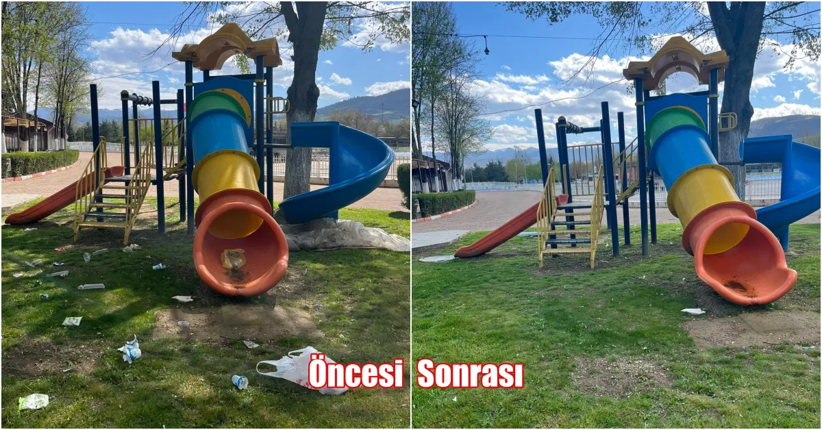İnegöl'de Üniversite Öğrencisinden “Çöp Değil, Sosyal Sorumluluk“ Projesi (1)