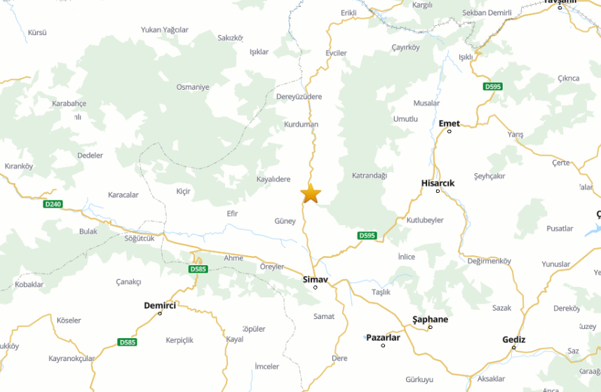 Kütahya’da Deprem Mi Oldu R (1)