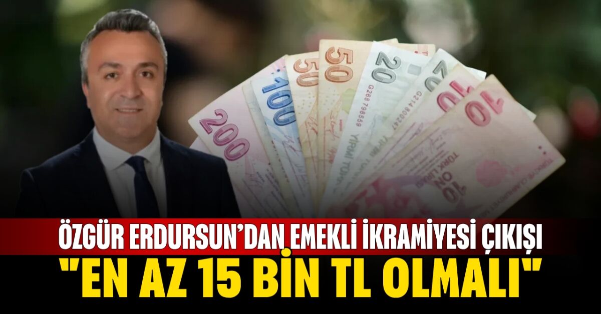 SG Uzmanı Özgür Erdursun’dan Emekli İkramiyesi Çıkışı! "En Az 15 Bin TL Olmalı"