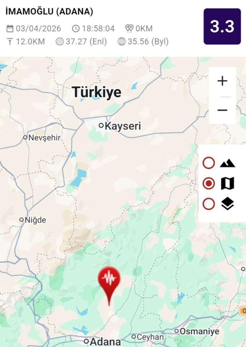 Son Daki̇ka Adana'da Deprem Mi Oldu Afad – Kandilli Son Depremler Listesi Ggg