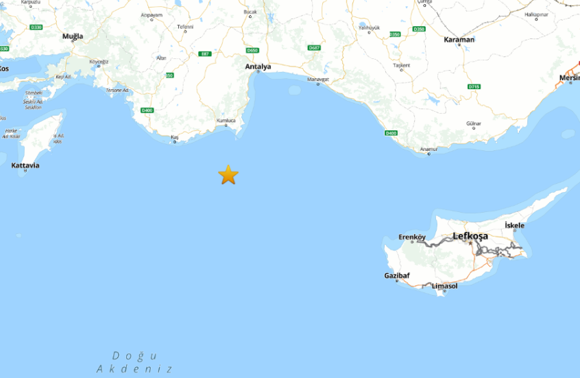 Son Daki̇ka Antalya'da Deprem Mi Oldu Afad – Kandilli Son Depremler Listesi (2)-1