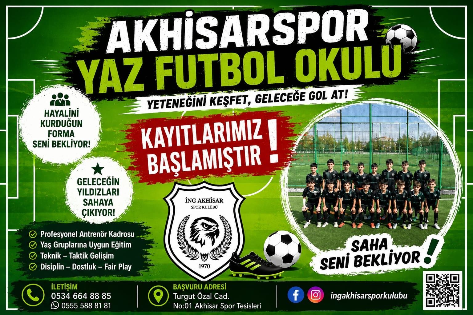 Akhisar Spor’da Yaz Futbol Okulu Kayıtları Başladı (2)