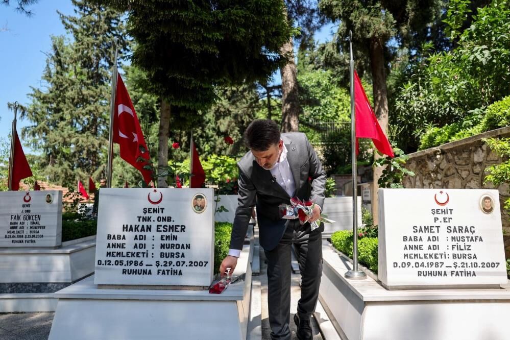 Başkan Vekili Şahin Biba'dan Şehitlik, Esnaf Ve Itfaiye Ziyareti! (2)