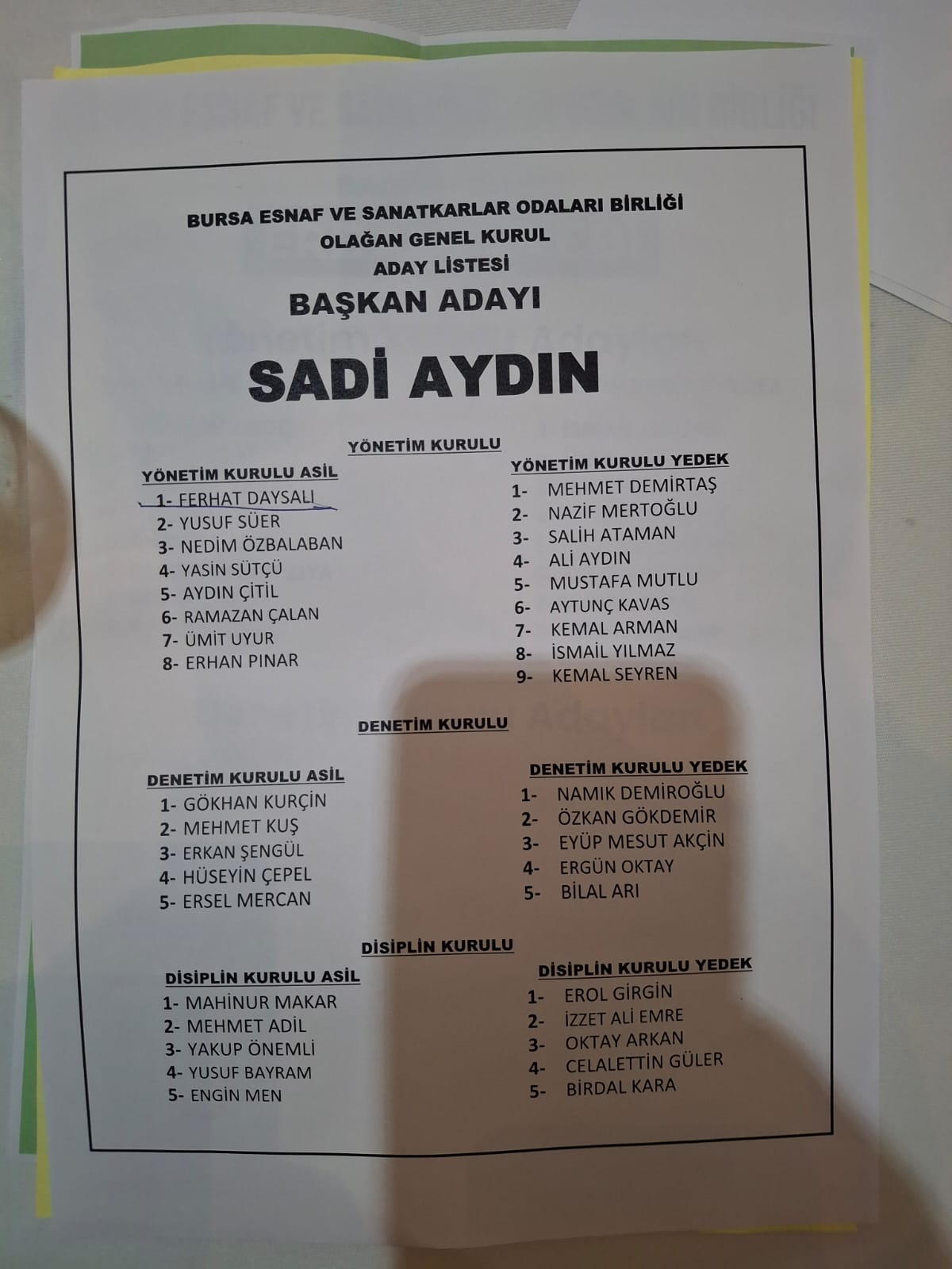 Besob’ta Liste Karmaşası (3)