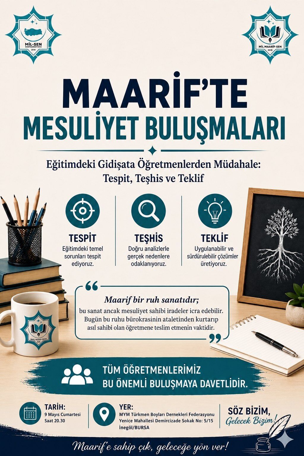 Bursa Mil Maarif Sen’den Eğitimde Yeni Adım
