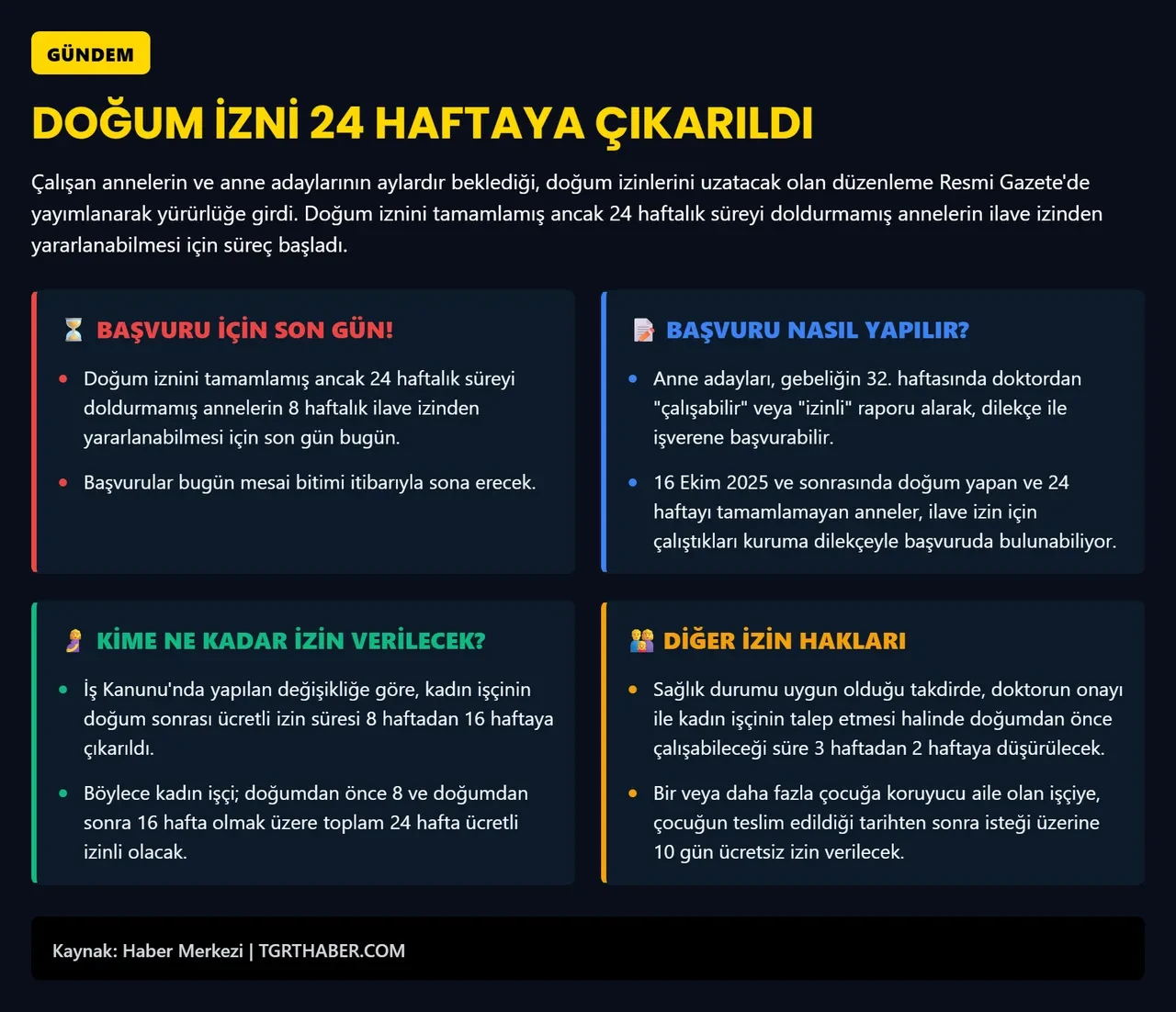 Doğum Izni Süresi Değişti! Başvuru Için Bugün Son Gün! (2)