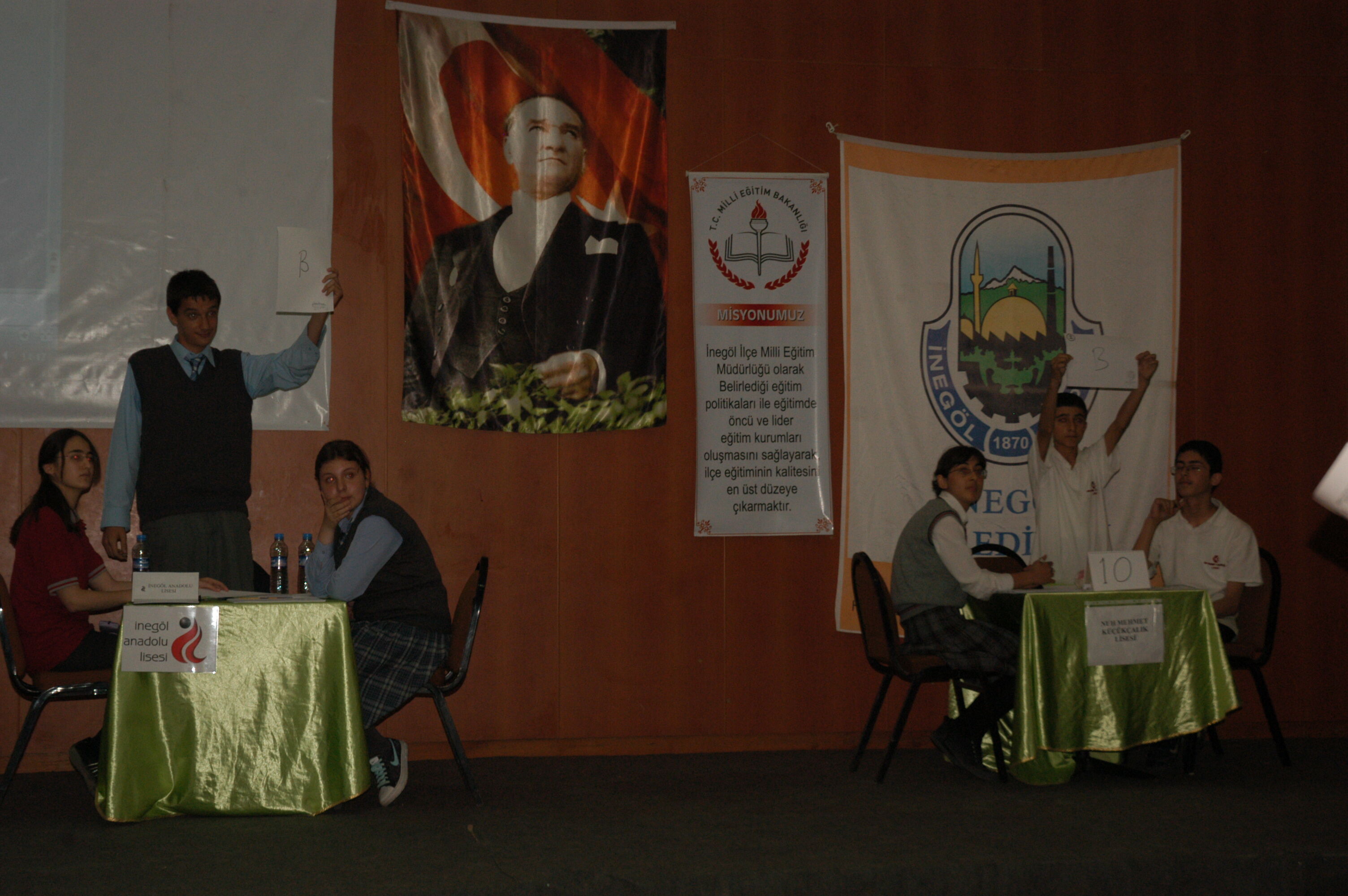İnegöl’de Liseler Arası Bilgi Yarışmasını Fen Lisesi Kazandı Arşiv Haber 2008 Gençgazete (1)