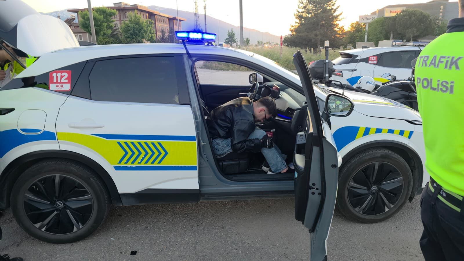 İnegöl’de Motosiklet Sürücüsü Hastanelik Oldu.. (2)