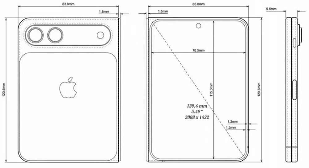 Iphone Fold Un Tasarimi Ortaya Cikti Oldukca Farkli Gorunuyor199827 1