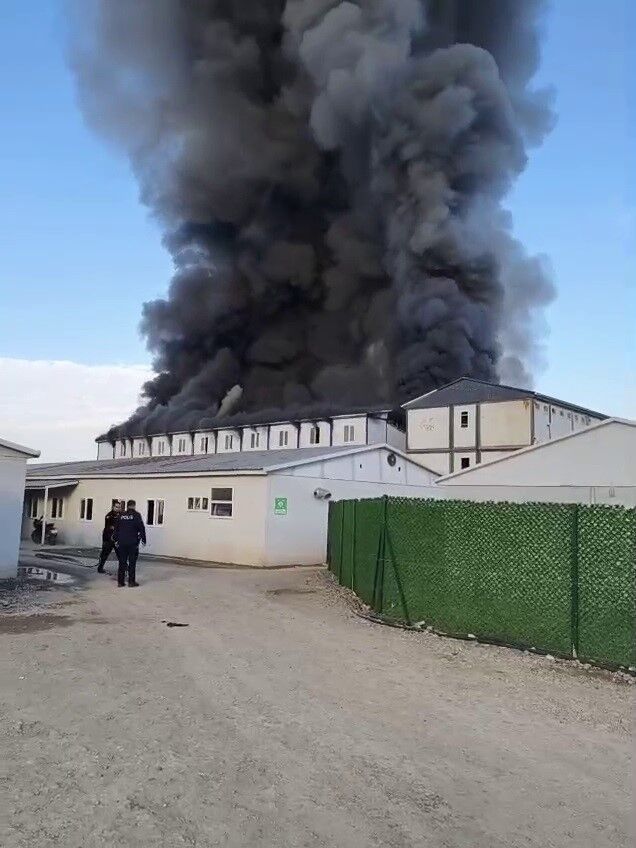 Kahramanmaraş’ta Şantiye Yangını! 1 İşçi Öldü, 7 İşçi Yaralandı (2)