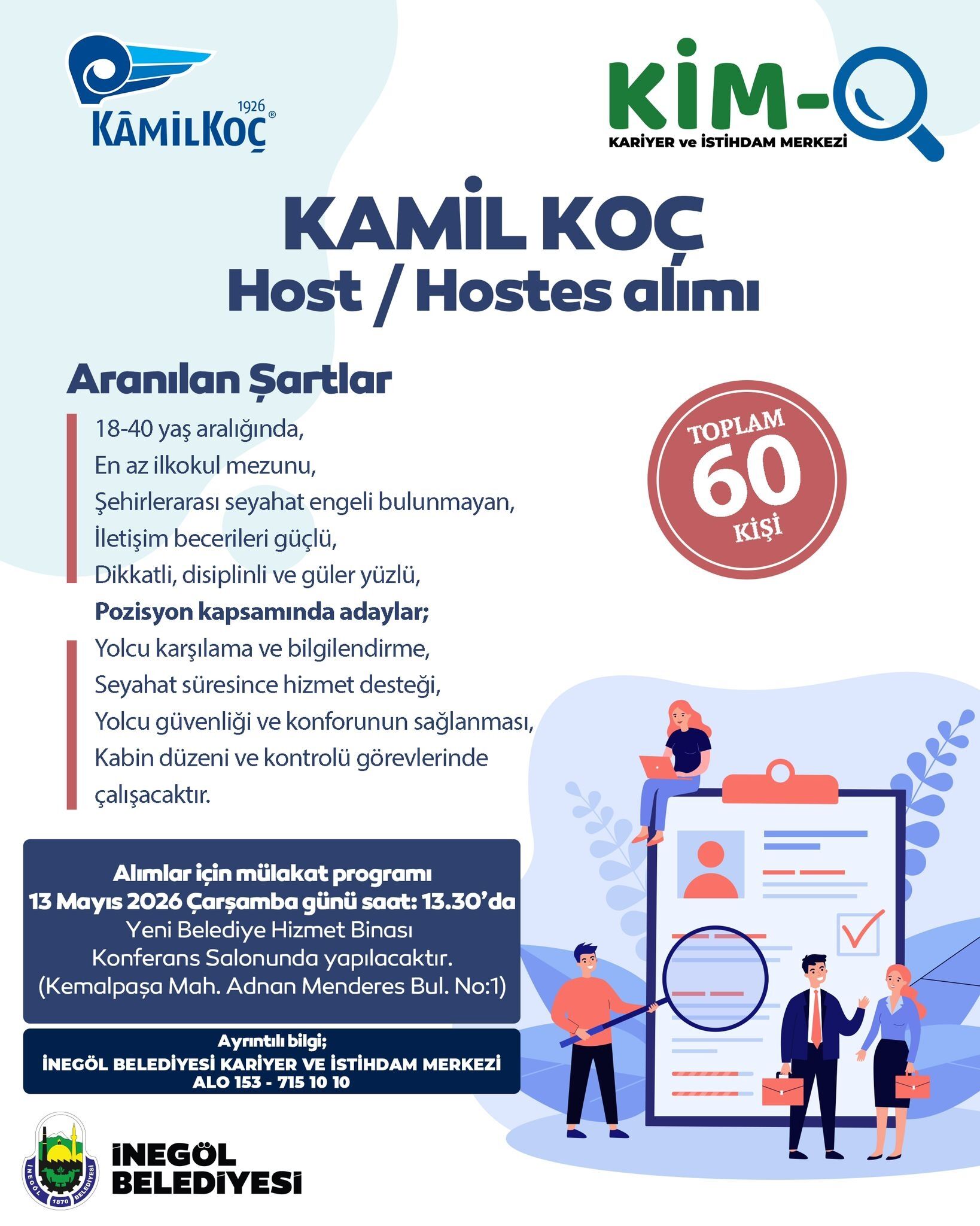 Kamil Koç, İnegöl'de Ki̇m O Aracılığıyla 60 Host Ve Hostes Alacak (1)