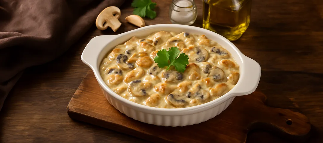Kremalı Mantarlı Tavuk Tarifi!-1