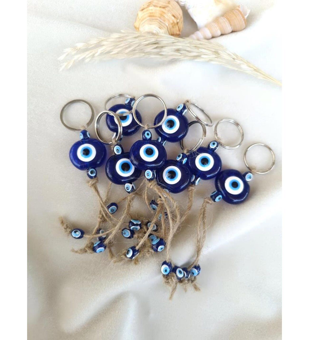 Nazar Boncuk Anahtarlik 10 Adet Kotu Goz Kovucu Nazar Hand Made Hasir Mavi Boncuklu Nazarli Araba Susu Kcm603221 1 0120800006Bb47Ccaddd0D8E5671408C