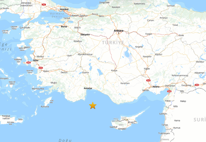 Son Daki̇ka Antalya'da Deprem Mi Oldu Afad – Kandilli Son Depremler Listesi (1)-3