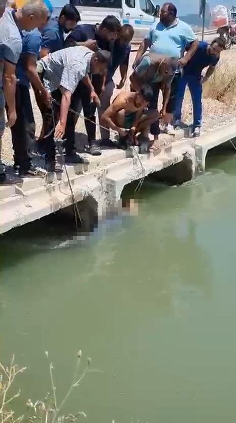 Bursa'da Sulama Kanalında Ceset Bulundu! (2)