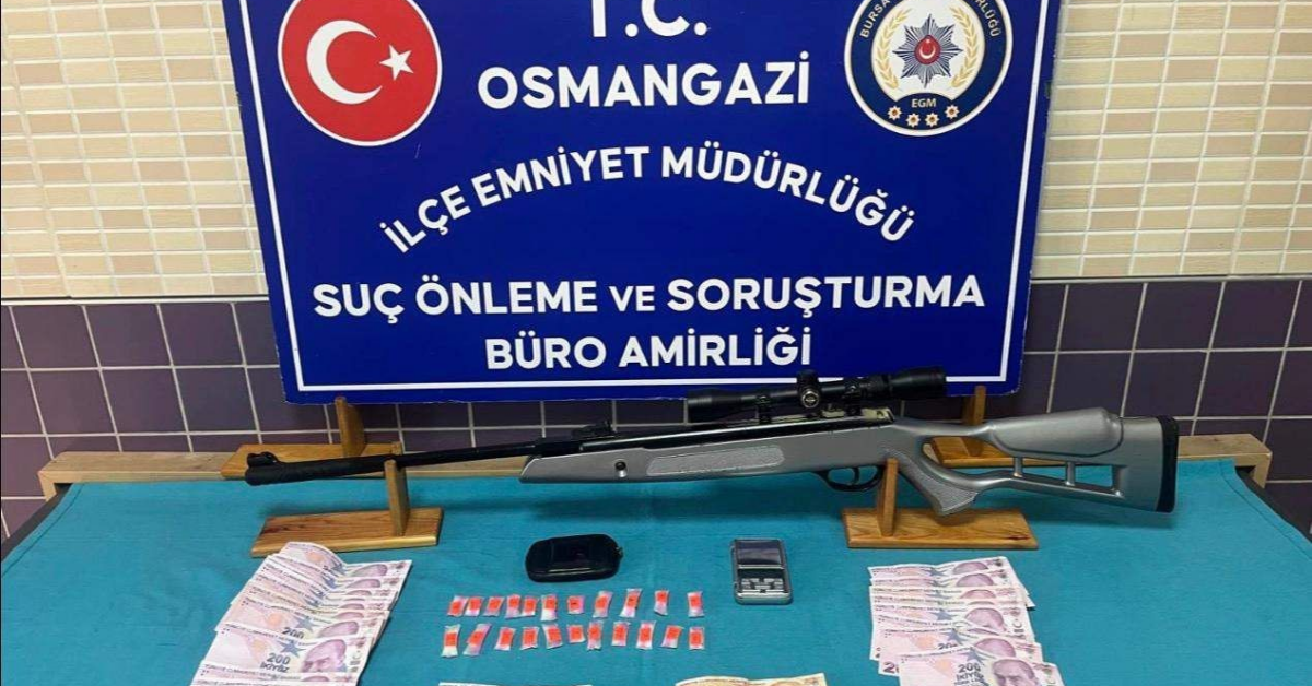 Bursa’da Uyuşturucu Operasyonu 3 Gözaltı, 2 Hükümlü Yakalandı (2)