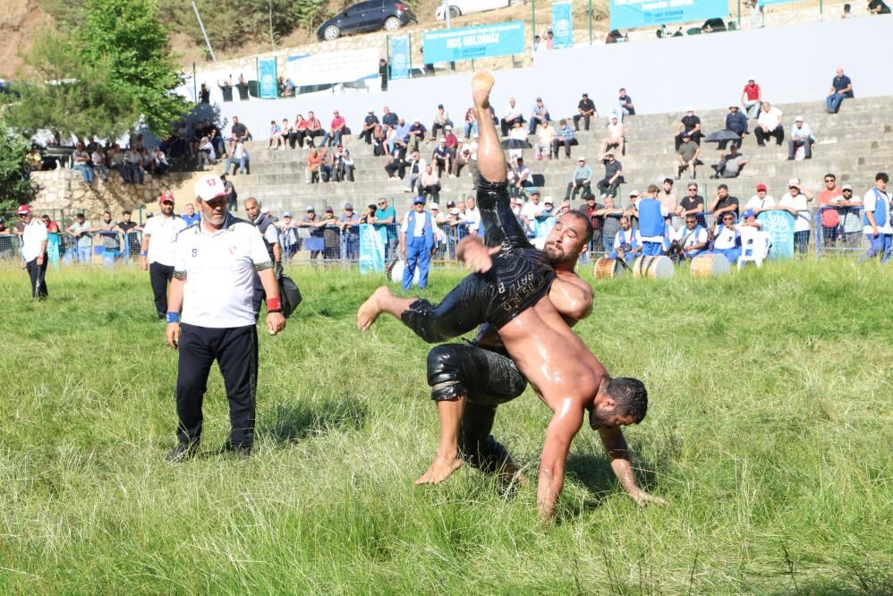 Çalı Güreşleri’nde Başpehlivan Erkan Taş, Yeni Ağa Mustafa Cebeci Oldu! (3)