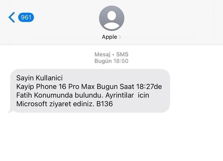 Çalınan Iphone’lar İçin Yeni Tuzak! Sahte Apple Mesajlarıyla Kullanıcıları Hedef Alıyorlar (4)