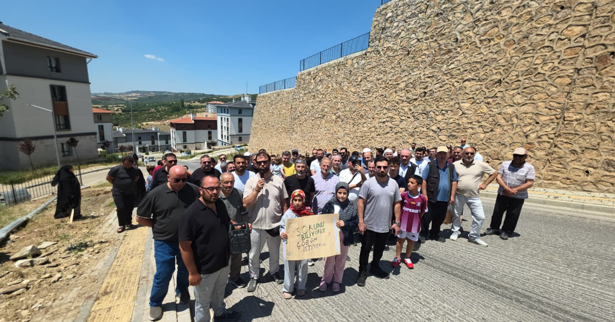 İnegöl Toki̇ 3. Etap'ta Protesto Var! (4)