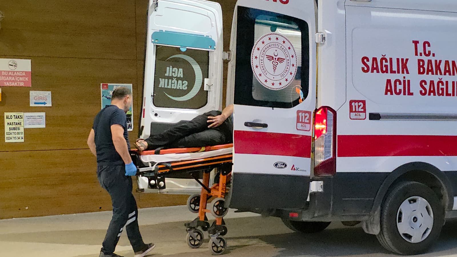 İnegöl’de Tek Taraflı Motosiklet Kazası (2)-1