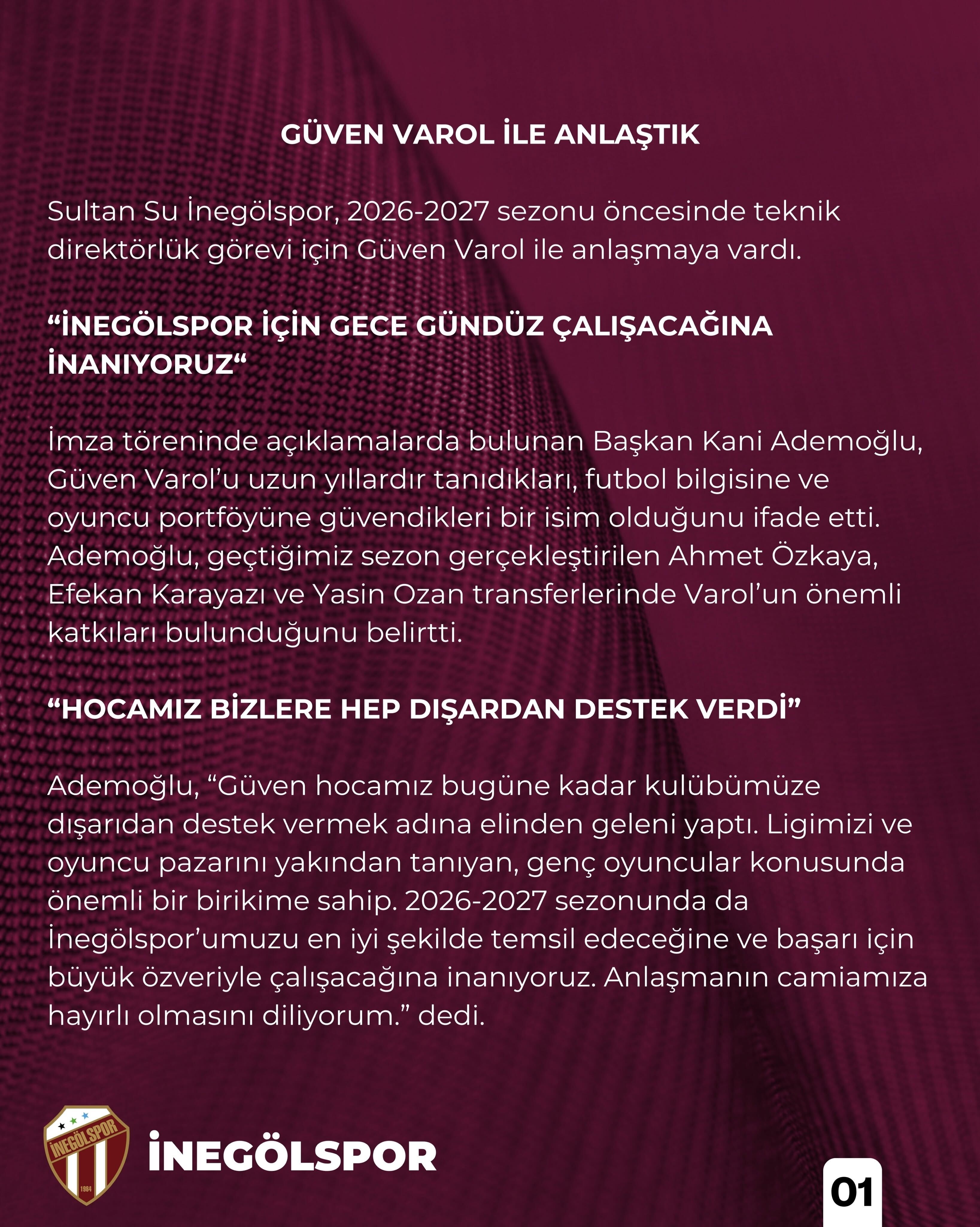 İnegölspor Yeni Teknik Direktörü Ile Anlaştı (1)-1