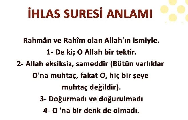 Rüyada Ihlas Suresi Görmek Gençgazete (1)
