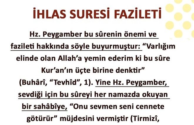 Rüyada Ihlas Suresi Görmek Gençgazete (2)