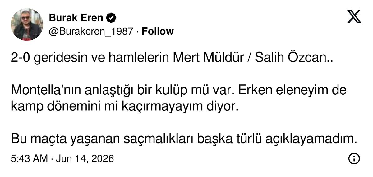 Sosyal Medya Montella’nın Yorumlarıyla Salladı! Sert Tepkiler Peş Peşe Geldi… İşte Yorumlar (4)