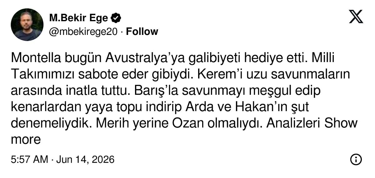 Sosyal Medya Montella’nın Yorumlarıyla Salladı! Sert Tepkiler Peş Peşe Geldi… İşte Yorumlar (6)