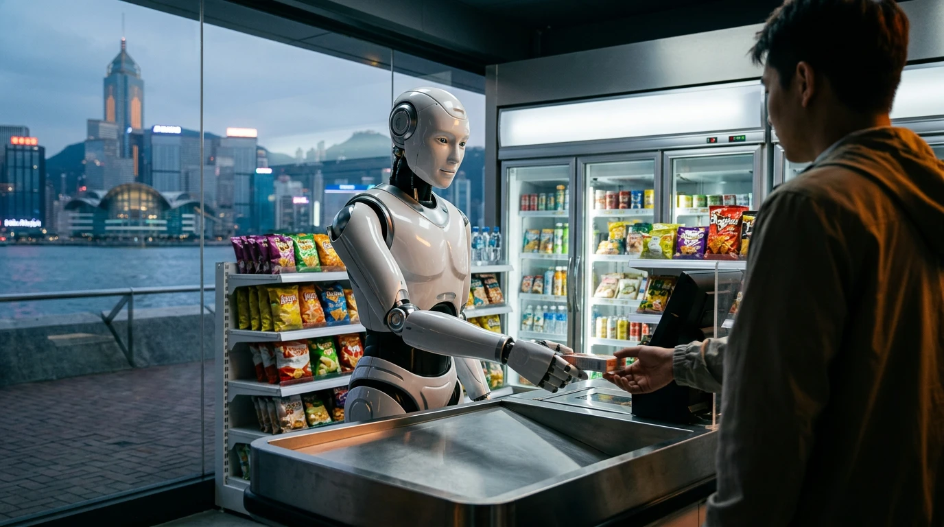 Tarihte Bir İlk! İnsansı Robot Market İşletmeye Başladı (1)