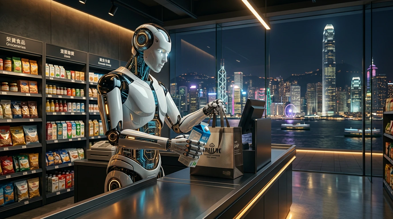 Tarihte Bir İlk! İnsansı Robot Market İşletmeye Başladı (2)