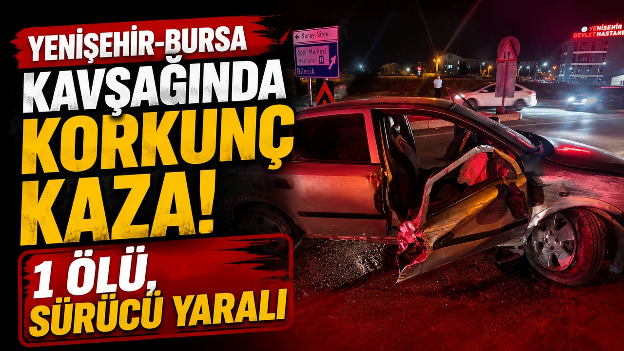 Yenisehir Bursa Kavsaginda Korkunc Kaza 1 Olu Surucu Yarali