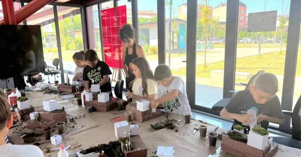 Bursa Nilüfer’de Çocuklar Yaz Tatilini Öğrenerek Geçiriyor (2)