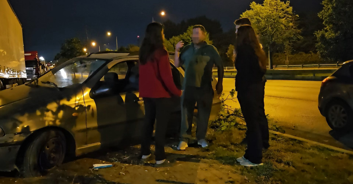 Bursa’da Kaza Sonrası Suç Düellosu Ben Sürüyordum He Vay Be (2)