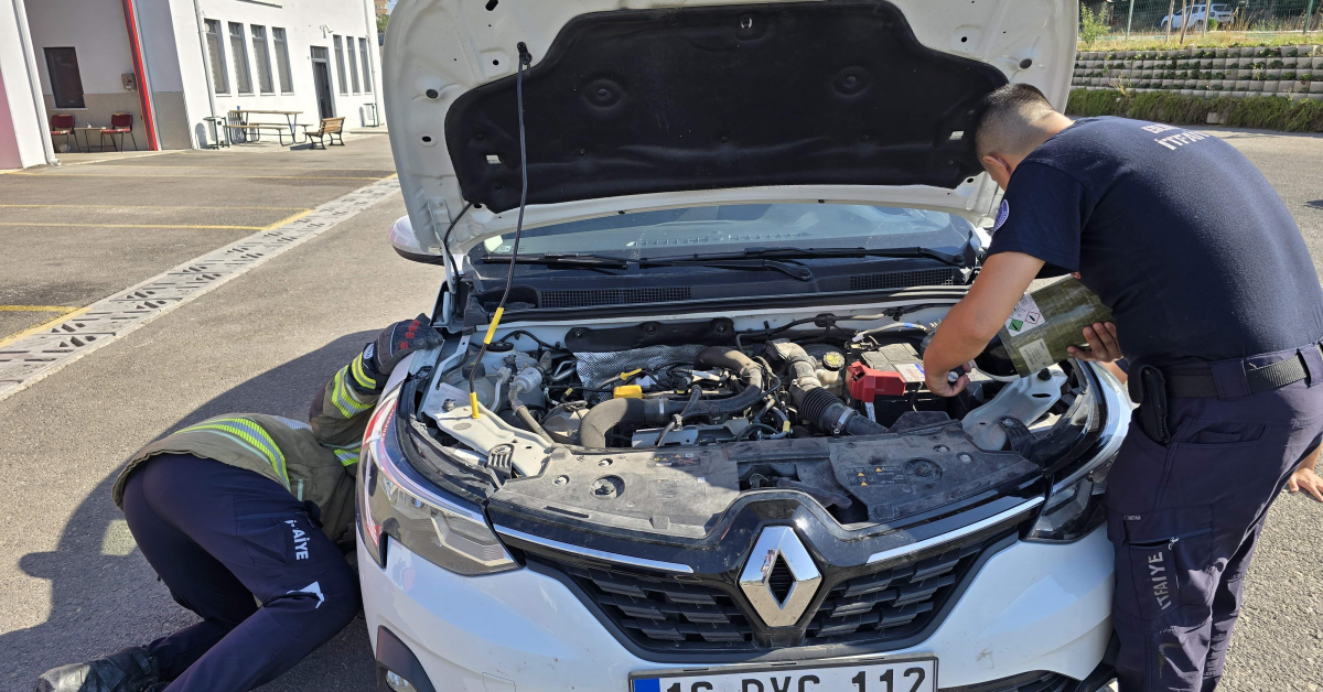 Bursa'da Otomobilin Motorunda Ilçe Ilçe Gezdi (3)