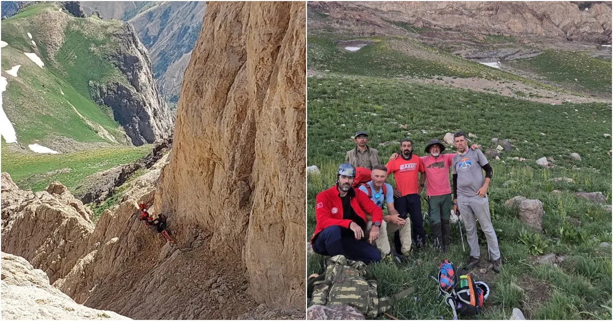 Bursalı Dağcılar Hakkari’deki Zorlu Operasyonda Yüksel Işık’ı Tahliye Etti (2)