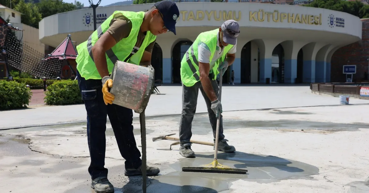 Büyükşehir'den Millet Bahçesi'ne Estetik Dokunuş (6)