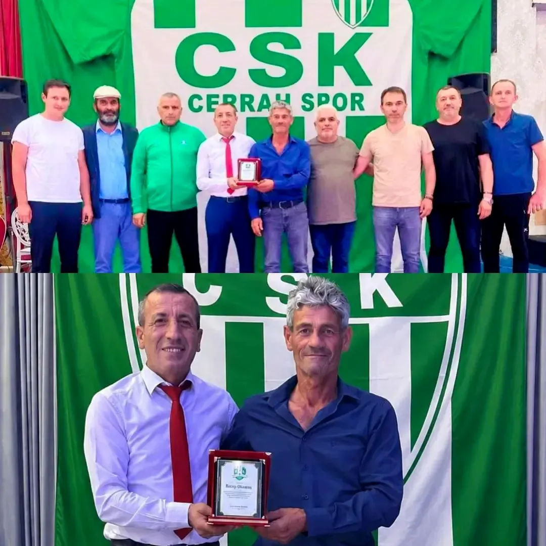 Cerrahspor’dan Eski Başkan Recep Okumuş’a Vefa Plaketi