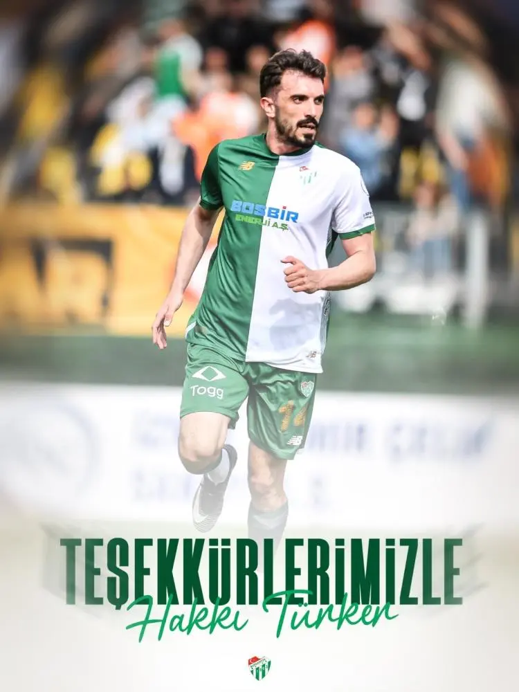 Genç Gazete Bursaspor’da Ayrılık Hakkı Türker Ile Yollar Ayrıldı