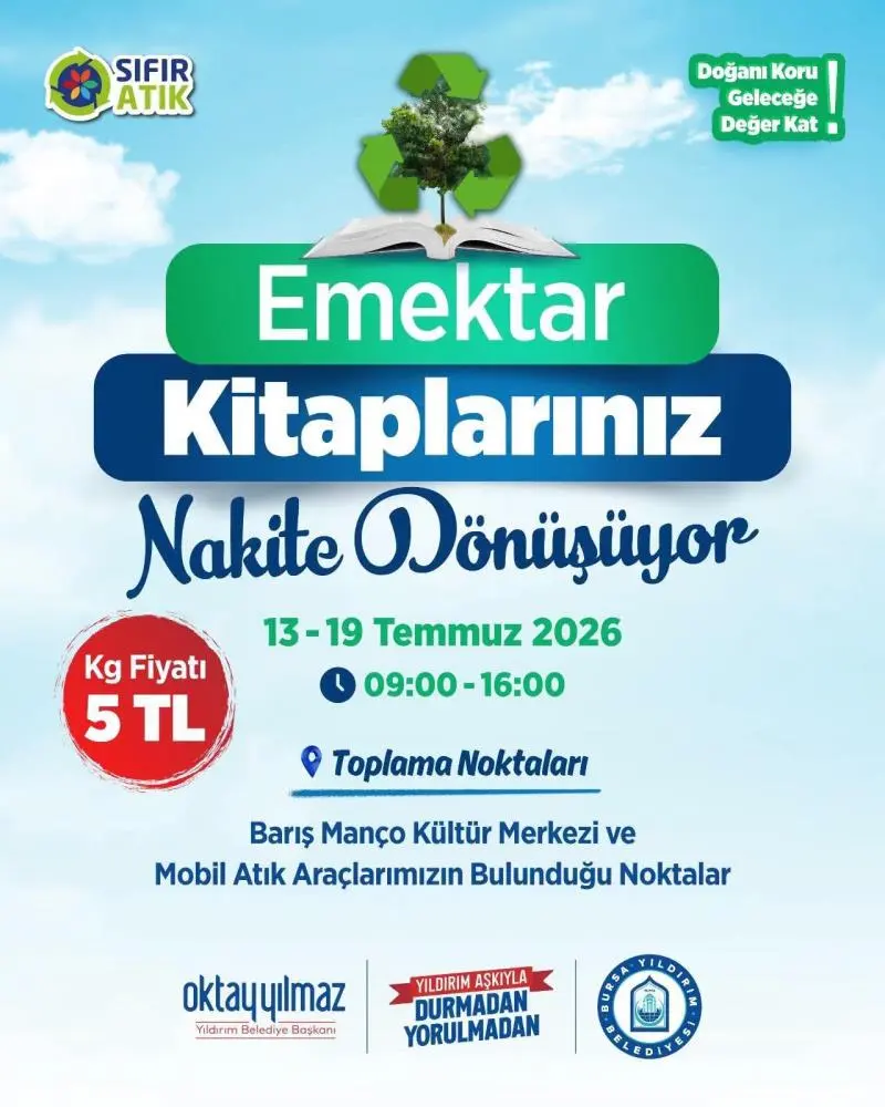 Genç Gazete Yıldırım’da Eski Kitaplar Nakde Dönüşüyor Kampanya 19 Temmuz’a Uzatıldı 4
