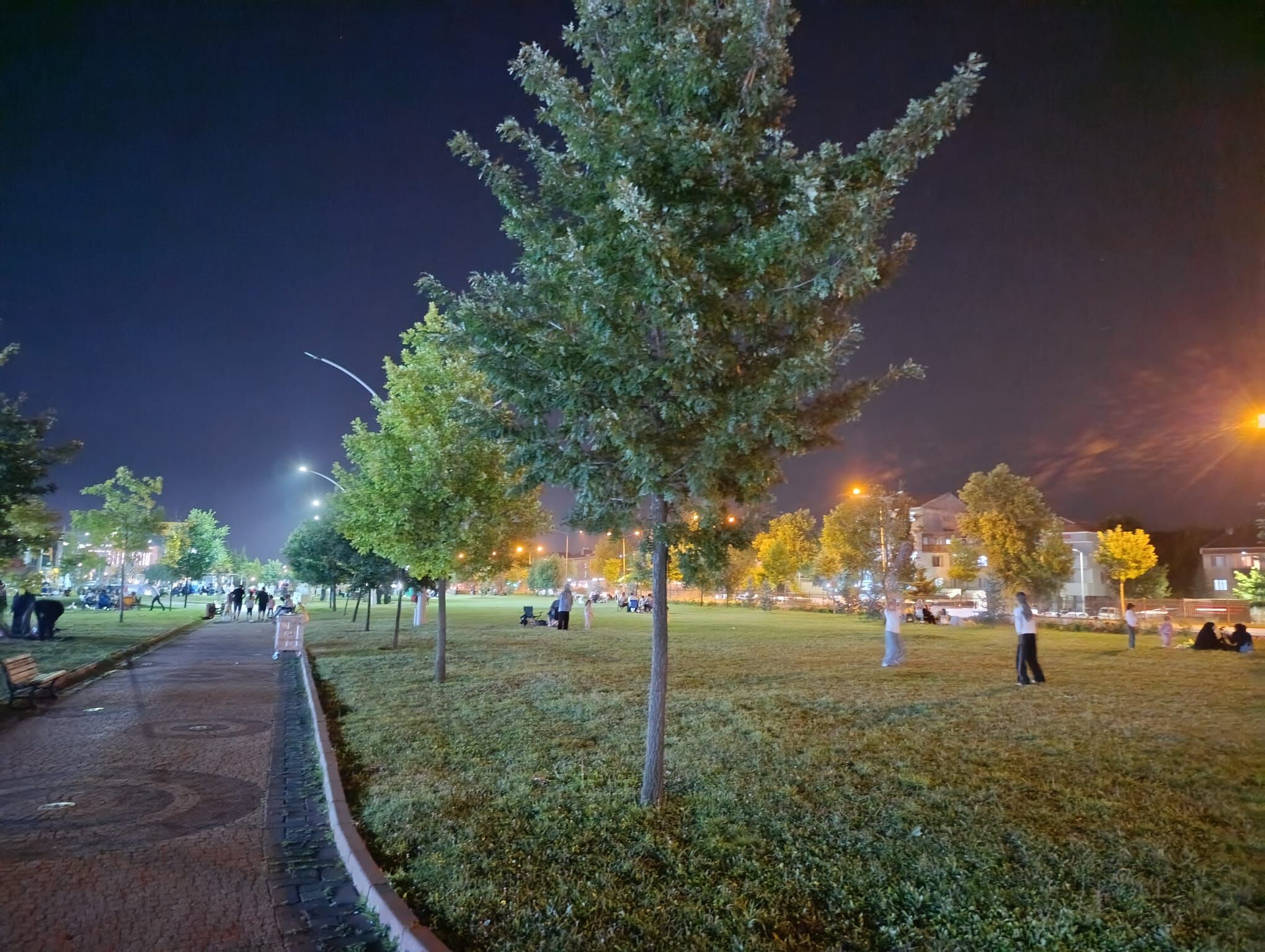İnegöl Şehir Parkı’nın Bir Bölümü Karanlıkta Kaldı (2)