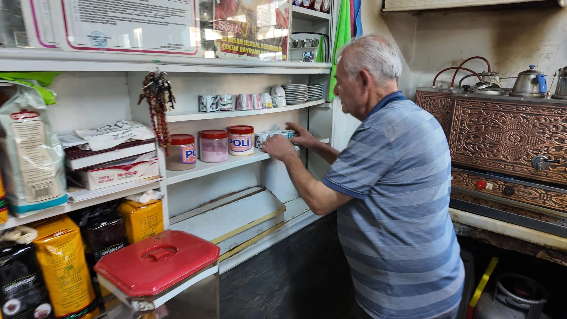 İnegöl’de Baba Yadigârı Kahveciliği Eski Değirmenle Yaşatıyor (2)