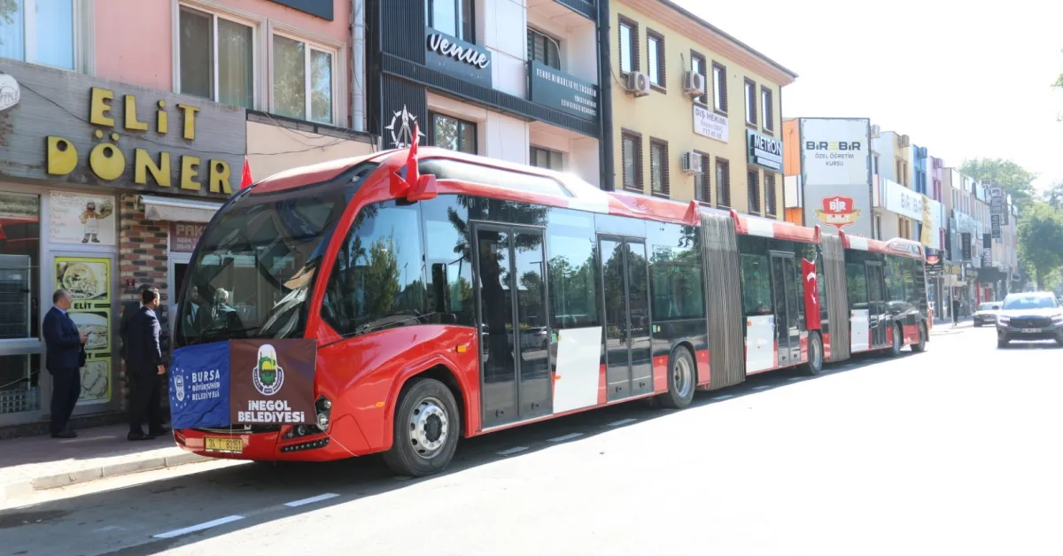 İnegöl’de İlk Metrobüs Denemesi Yapıldı Merkez Ile Alanyurt Bağlanacak (4)