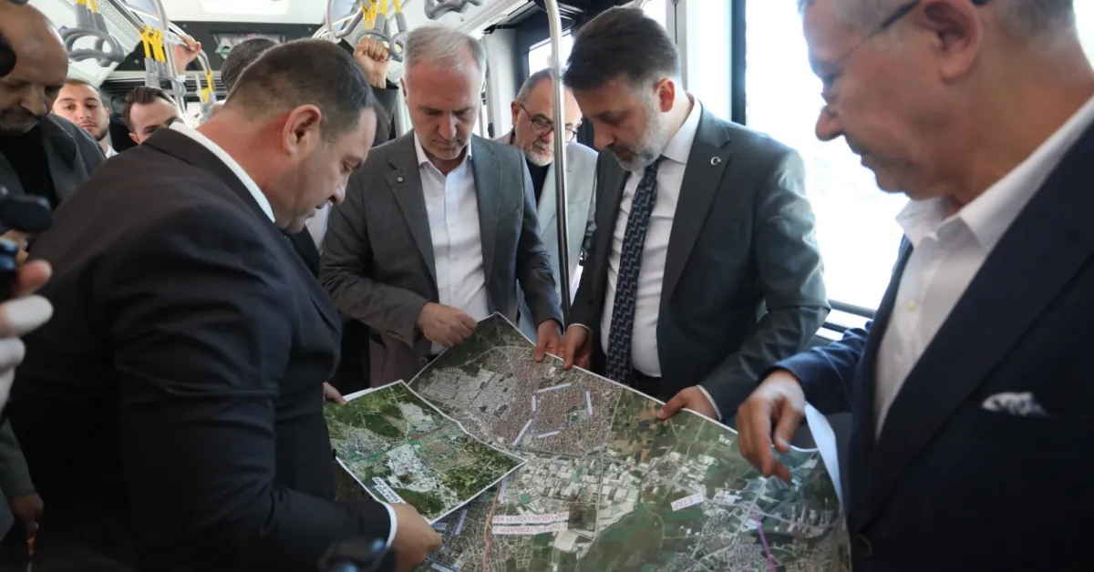 İnegöl’de İlk Metrobüs Denemesi Yapıldı Merkez Ile Alanyurt Bağlanacak (5)